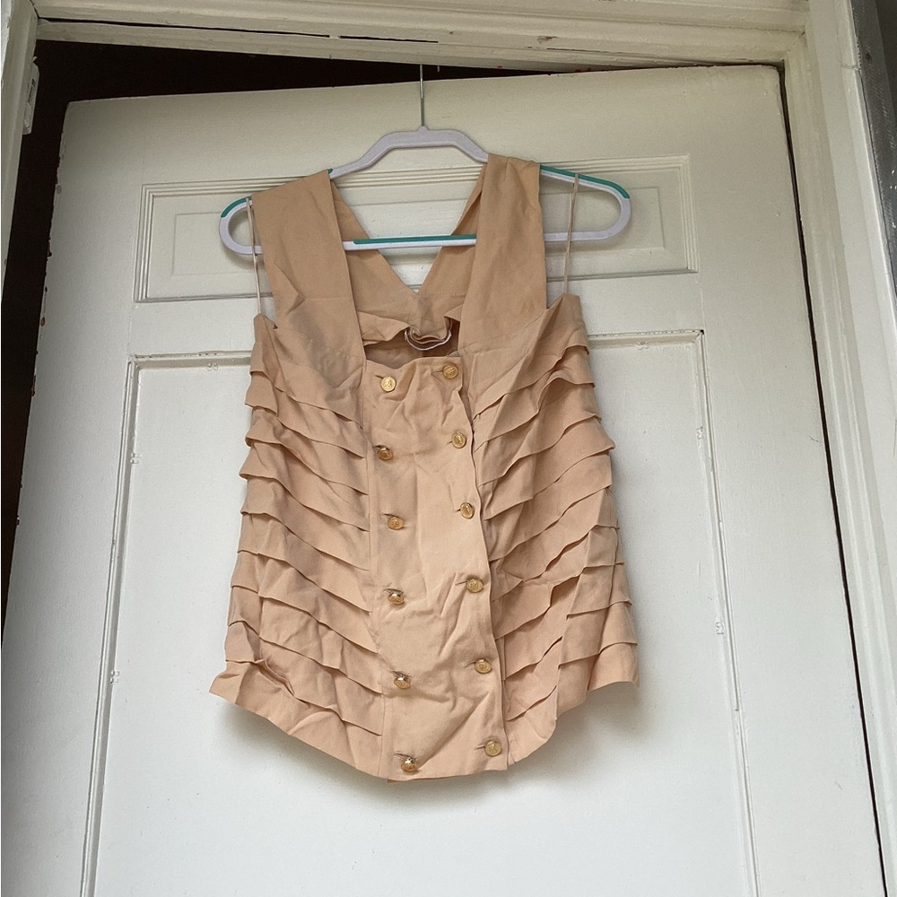 Chloe ruched tank top